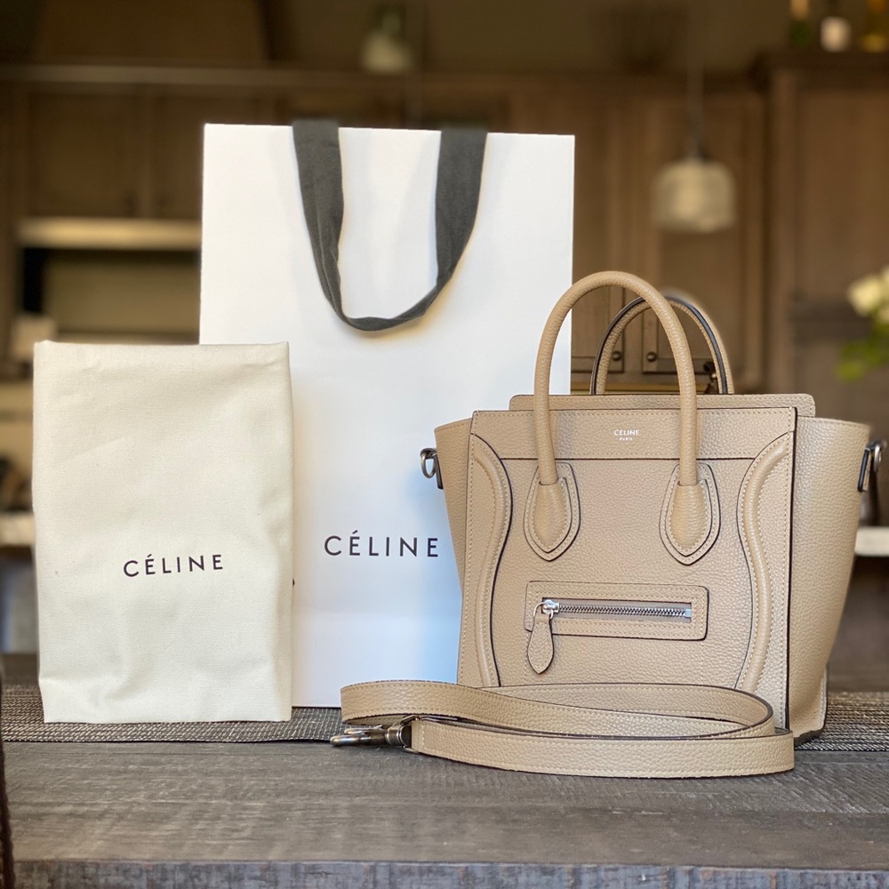 Céline Luggage Nano, Dune